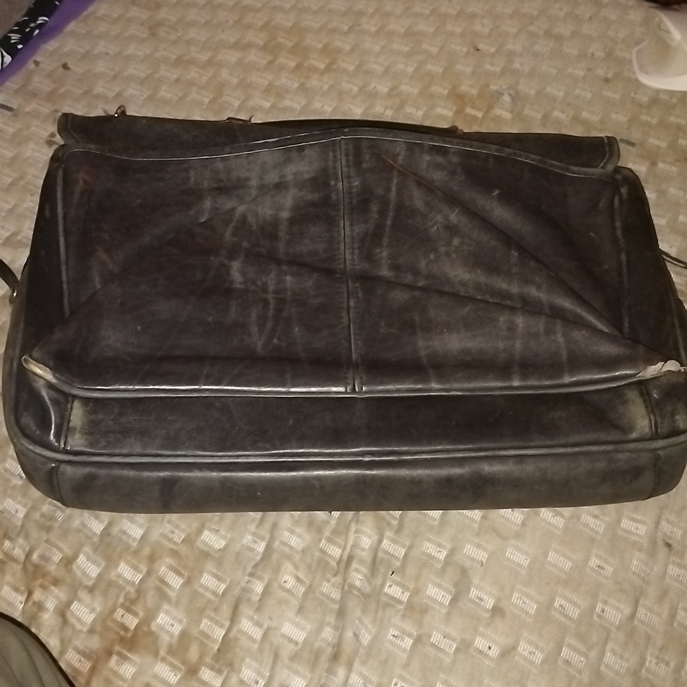 Vintage Coach Leather Briefcase - Picture 2 of 5
